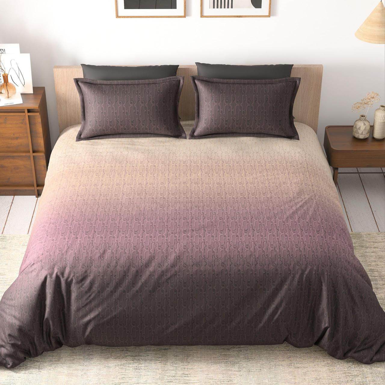 100% Cotton Bedsheet - 180TC | Elegant Ombre Pattern | Soft & Comfortable - COZYSLEEPSTORE