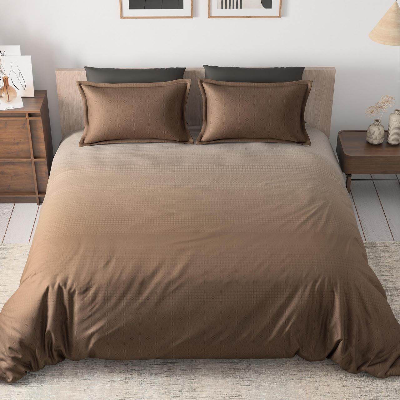 100% Cotton Bedsheet - 180TC | Elegant Ombre Pattern | Soft & Comfortable - COZYSLEEPSTORE