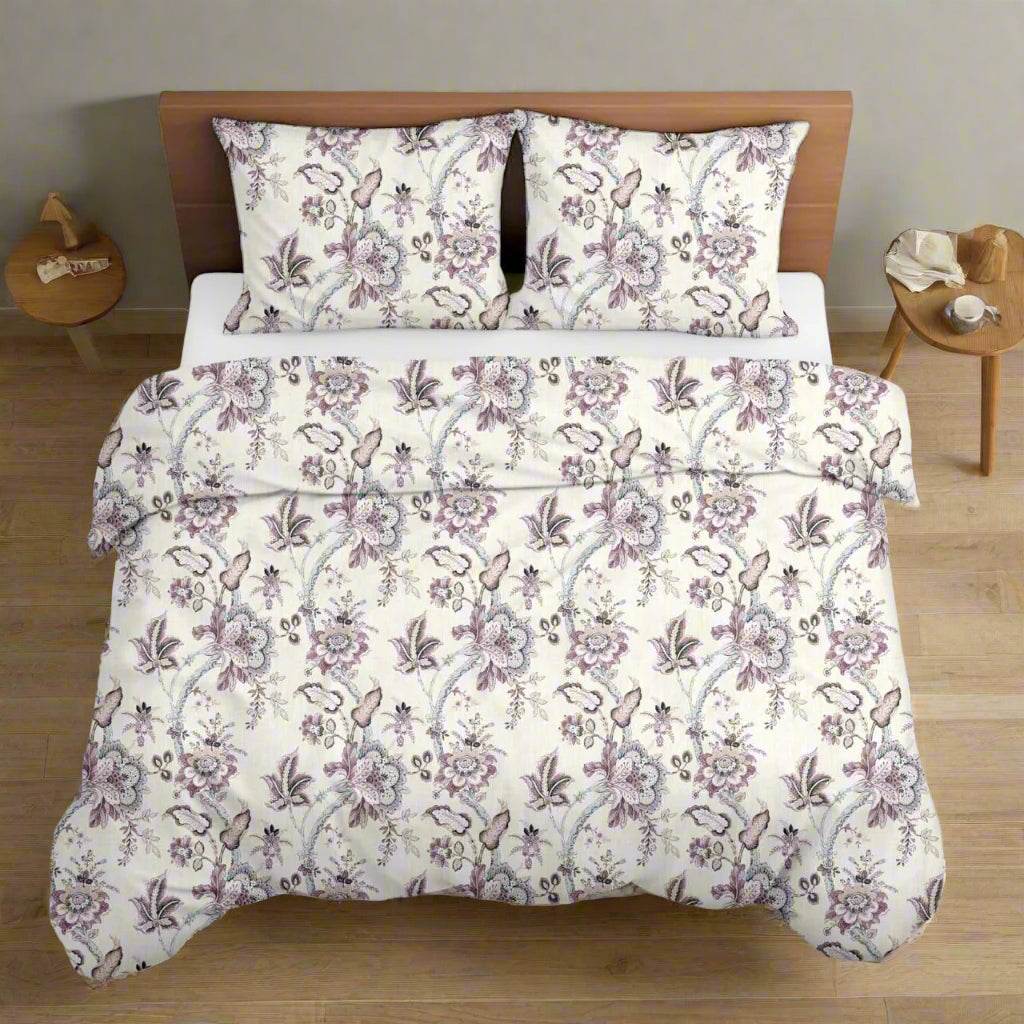 100% Cotton Bedsheet - 180TC | Beautiful Floral Print | Soft & Stylish - COZYSLEEPSTORE